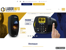 Tablet Screenshot of laborinfo.com.br